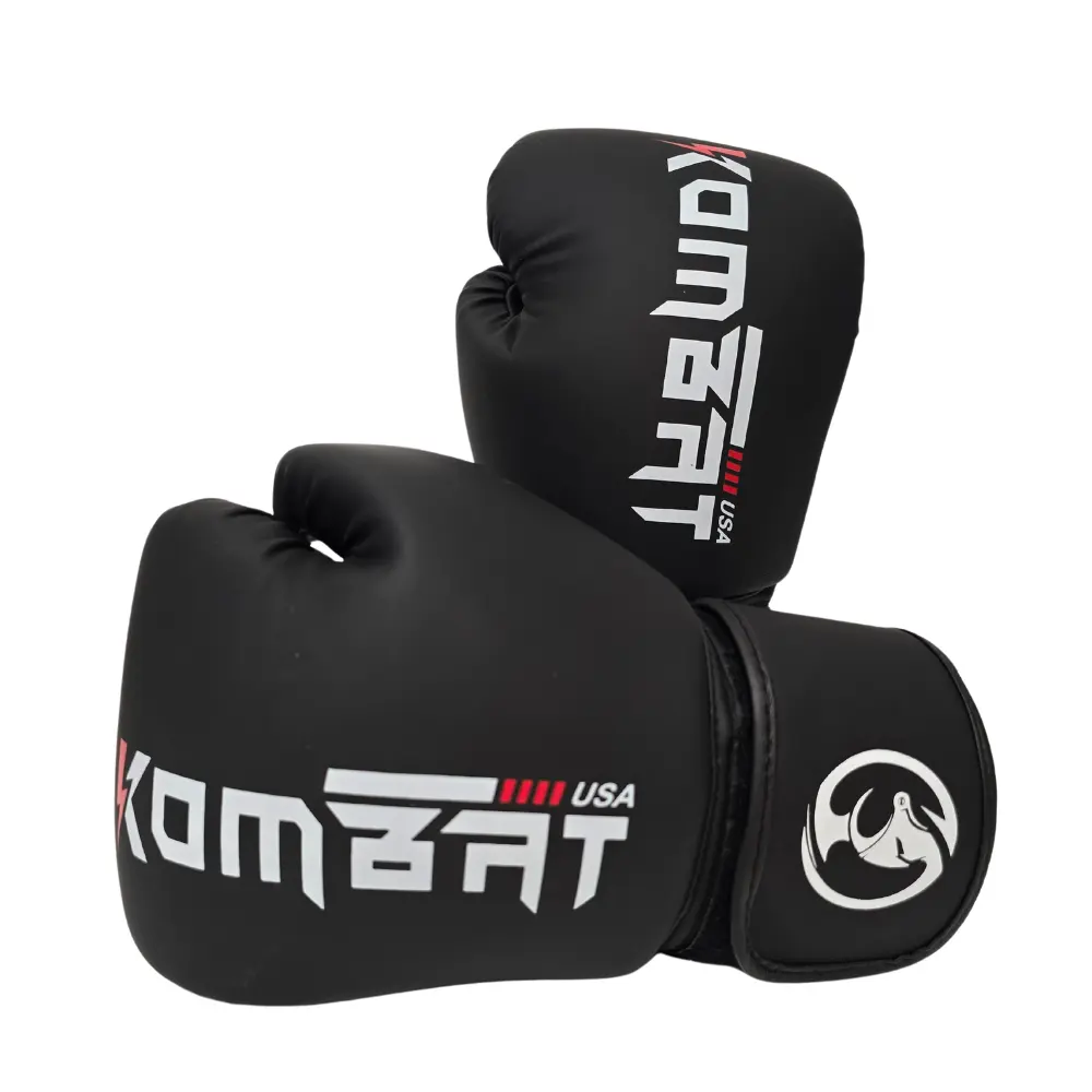 Kombat Black MMA Boxing Gloves